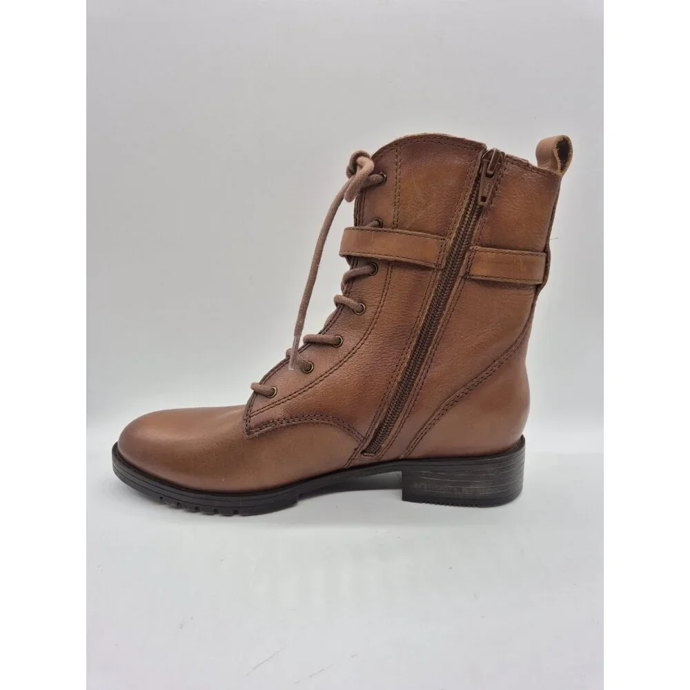 Naturalizer Women's Ankle Boots Size 6.5 Brown Lace Zip Sycamore (500) - Picture 4 of 10